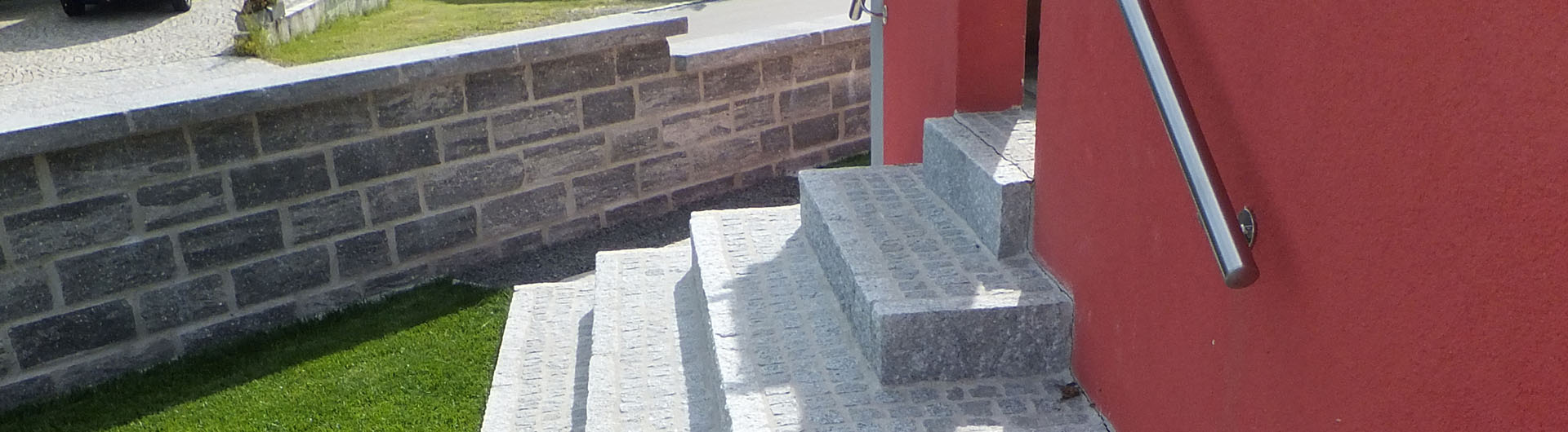 Treppenpflaster setzen